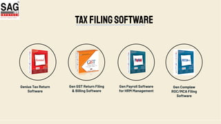 Sag Software SAG Infotech’s Approach to Building Seamless Tax Software Solutions | PDF