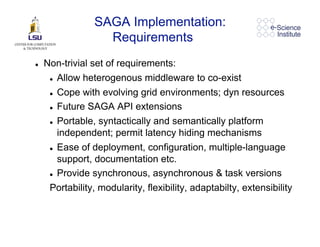 Session 40 : SAGA Overview and Introduction | PDF