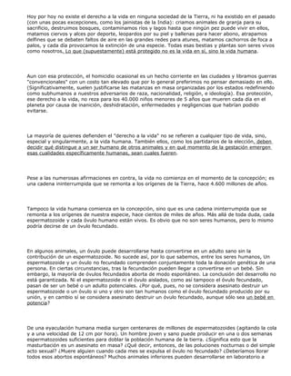 Carl Sagan sobre el aborto