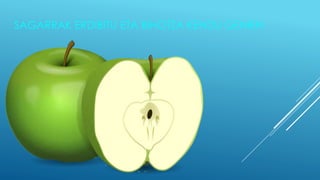 SAGARRAK ERDIBITU ETA BIHOTZA KENDU GENIEN
 