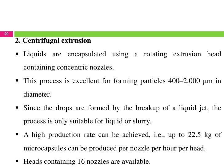 MICROENCAPSULATION TECHNIQUES AND APPLICATION
