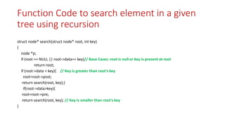 Binary Search Tree | PPTX