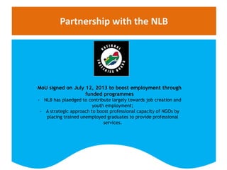 Nlb Programmes Sagda comprehensive profile and milestones for fet colleges by ...