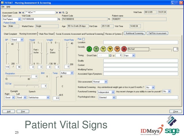 Sage Health Care Information Management System