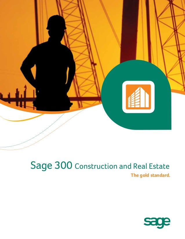 Sage 300 Construction And Real Estate User Manual