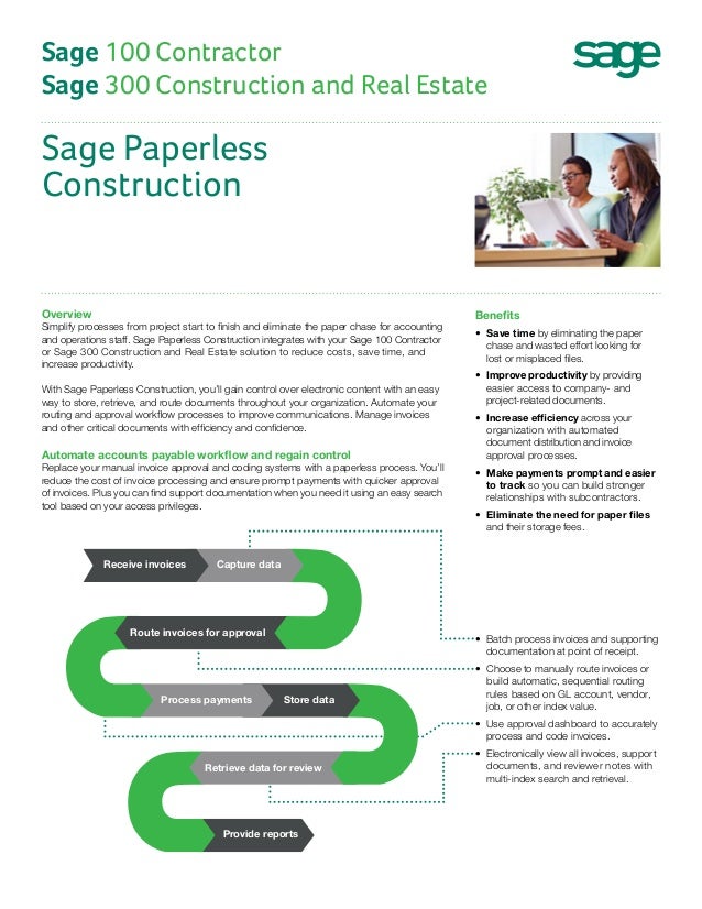 Sage Paperless Construction