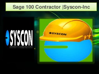 Sage 100 Contractor |Syscon-Inc
 