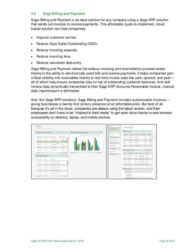 Sage 100 ERP 2014 Release Guide