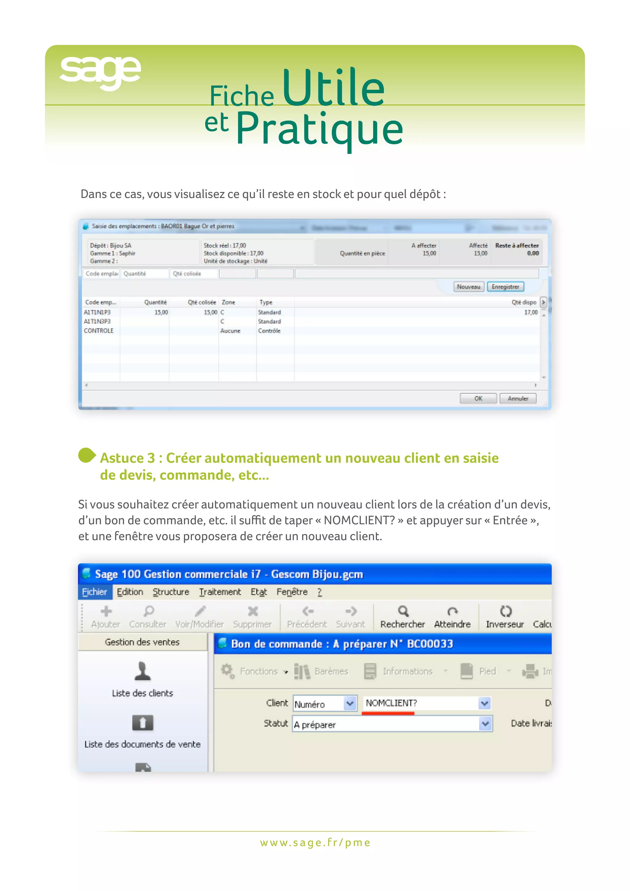 Sage Ce Fichier Est En Cours D utilisation Des trucs et astuces pour gagner du temps avec Sage 100 Gestion Comme…