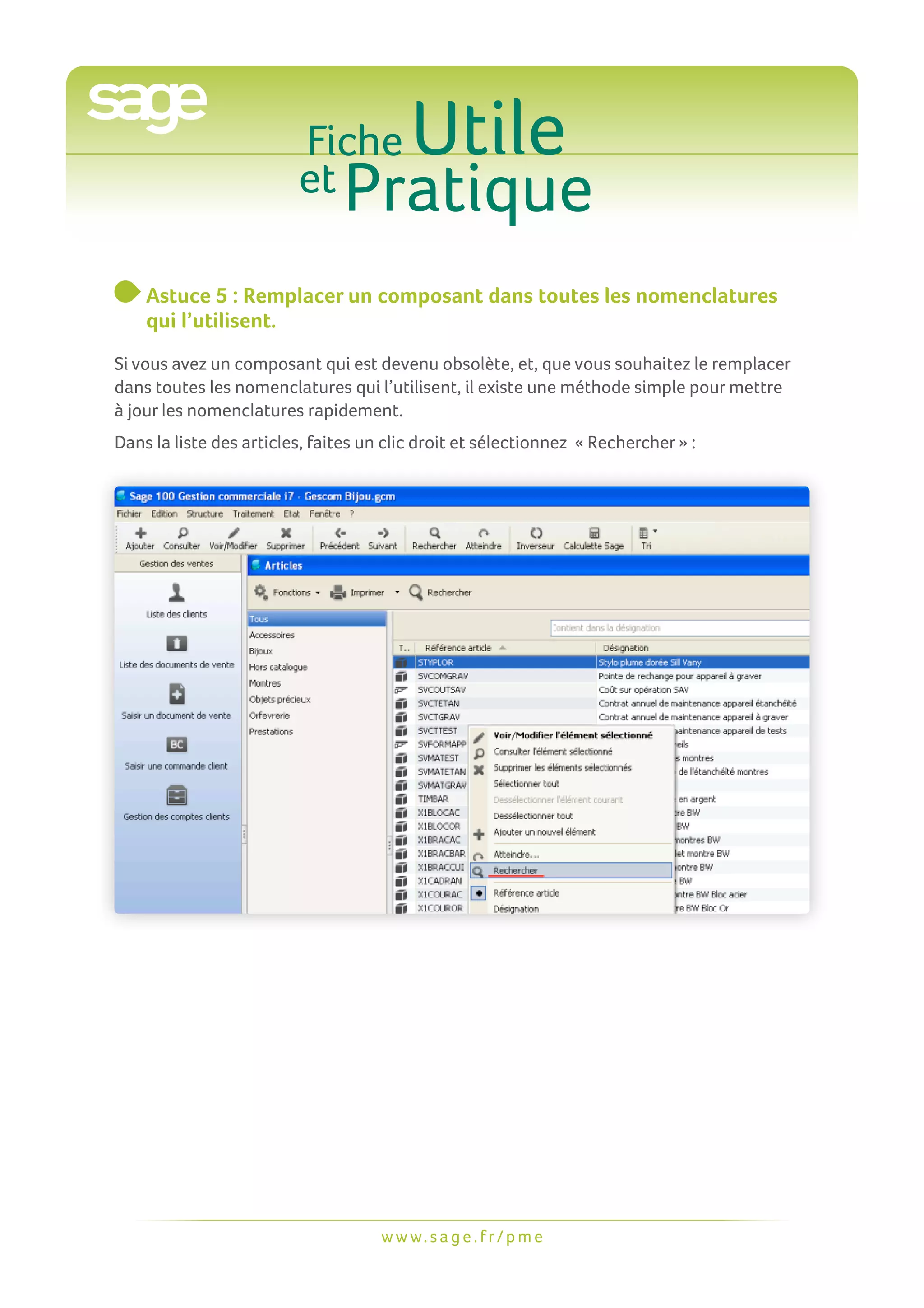Sage Ce Fichier Est En Cours D utilisation Des trucs et astuces pour gagner du temps avec Sage 100 Gestion Comme…