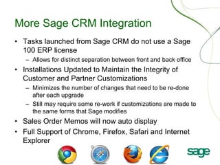 Sage ERP 100 Intelligence




         Available
        in 4.5 and
           2013
 