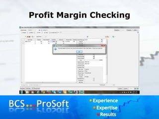 Profit Margin Checking
 