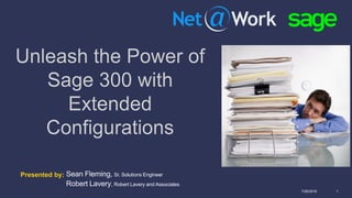 7/26/2018 1
Sean Fleming, Sr. Solutions Engineer
Robert Lavery, Robert Lavery and Associates
Presented by:
 