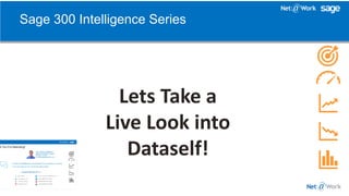 Lets Take a
Live Look into
Dataself!
Sage 300 Intelligence Series
 