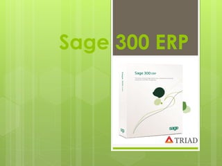 Sage 300 ERP  