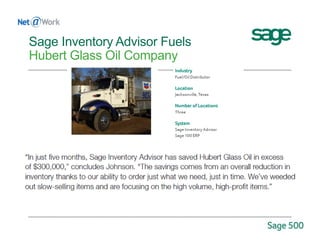 Sage Inventory Advisor Fuels
Hubert Glass Oil Company
 