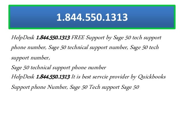 1 844 550 1313 Sage 50 Customer Support Phone Number And Sage 50 Tech