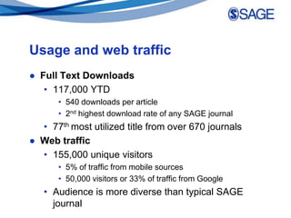 SAGE Open: Sage Journals