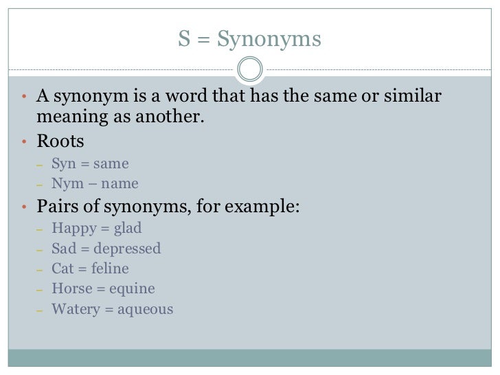 Sage approach to vocabulary