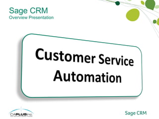Sage CRM Overview Presentation 