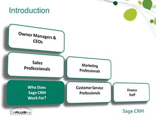 Introduction Who Does Sage CRM Work For 