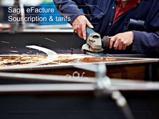 11 
Sage eFacture 
Souscription & tarifs 
Présentation Sage eFacture 
 