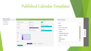 Published Calendar Templates
 