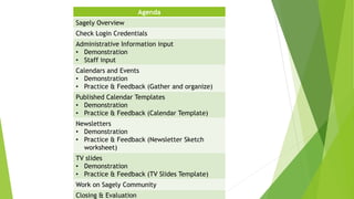 Sagely training workshop | PPT