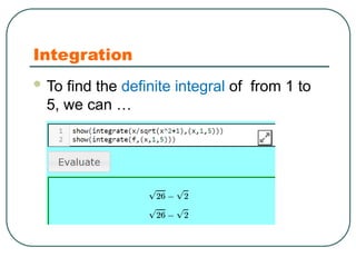 MAT1221 Sage Mathematics Calculus - Survey | PPTX