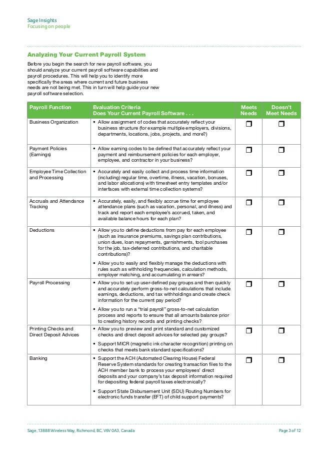 sage payroll software buyers guide pa w3r form