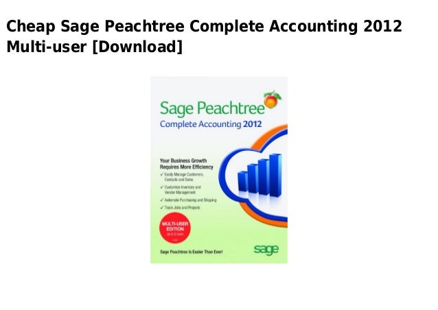 Peachtree Complete Accounting Download