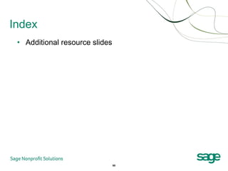Index <ul><li>Additional resource slides </li></ul>