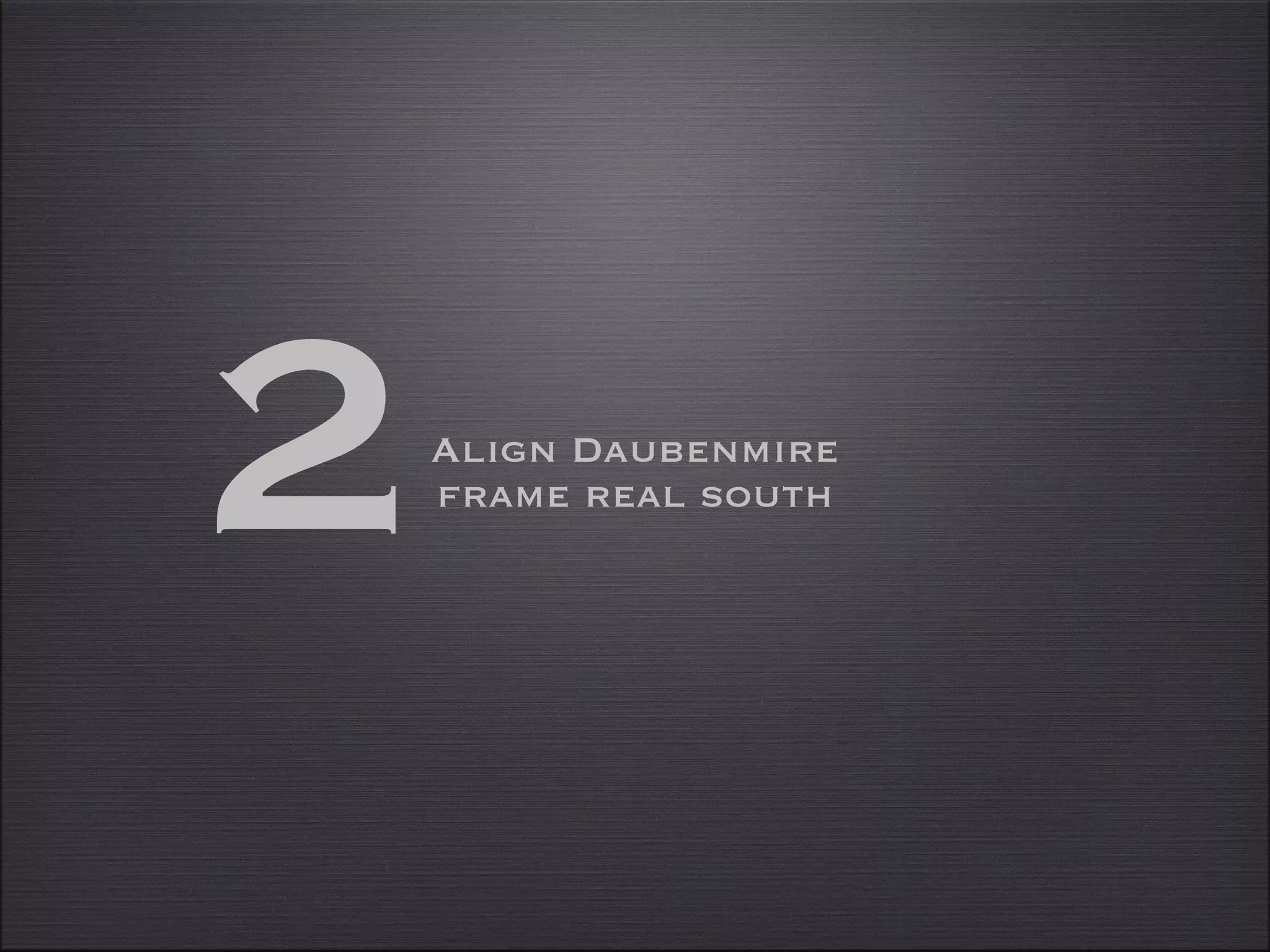 Align Daubenmire frame real south 2 