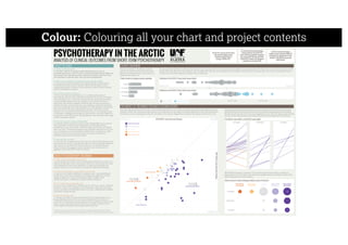 Colour: Colouring all your chart and project contents
 