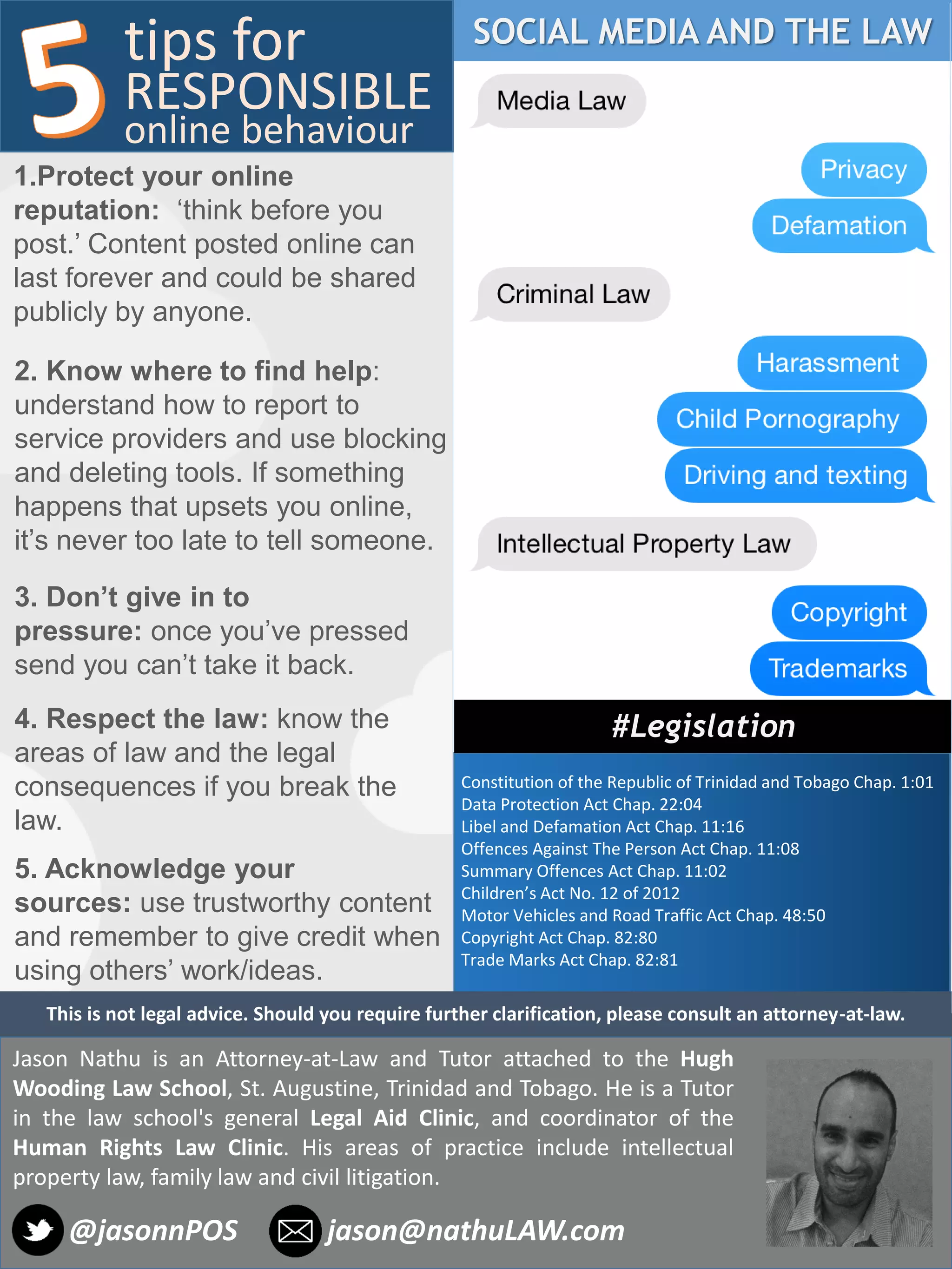 Social media and the law in Trinidad and Tobago PDF