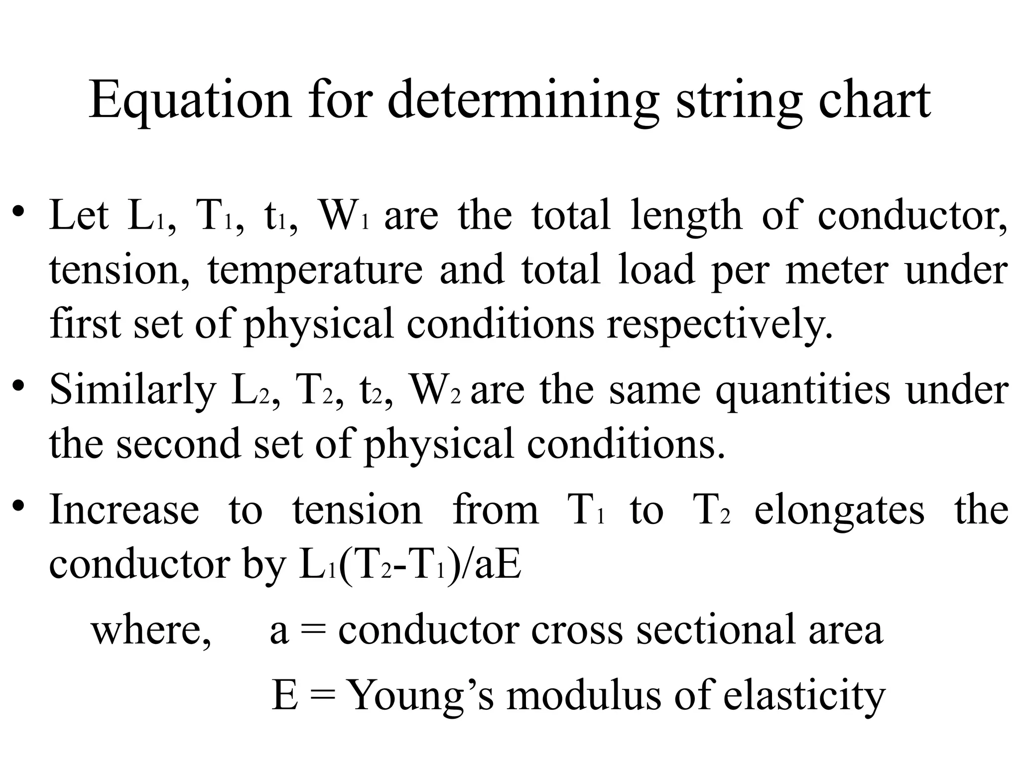 Sag in overhead transmission line, sag calculation & string chart PPT