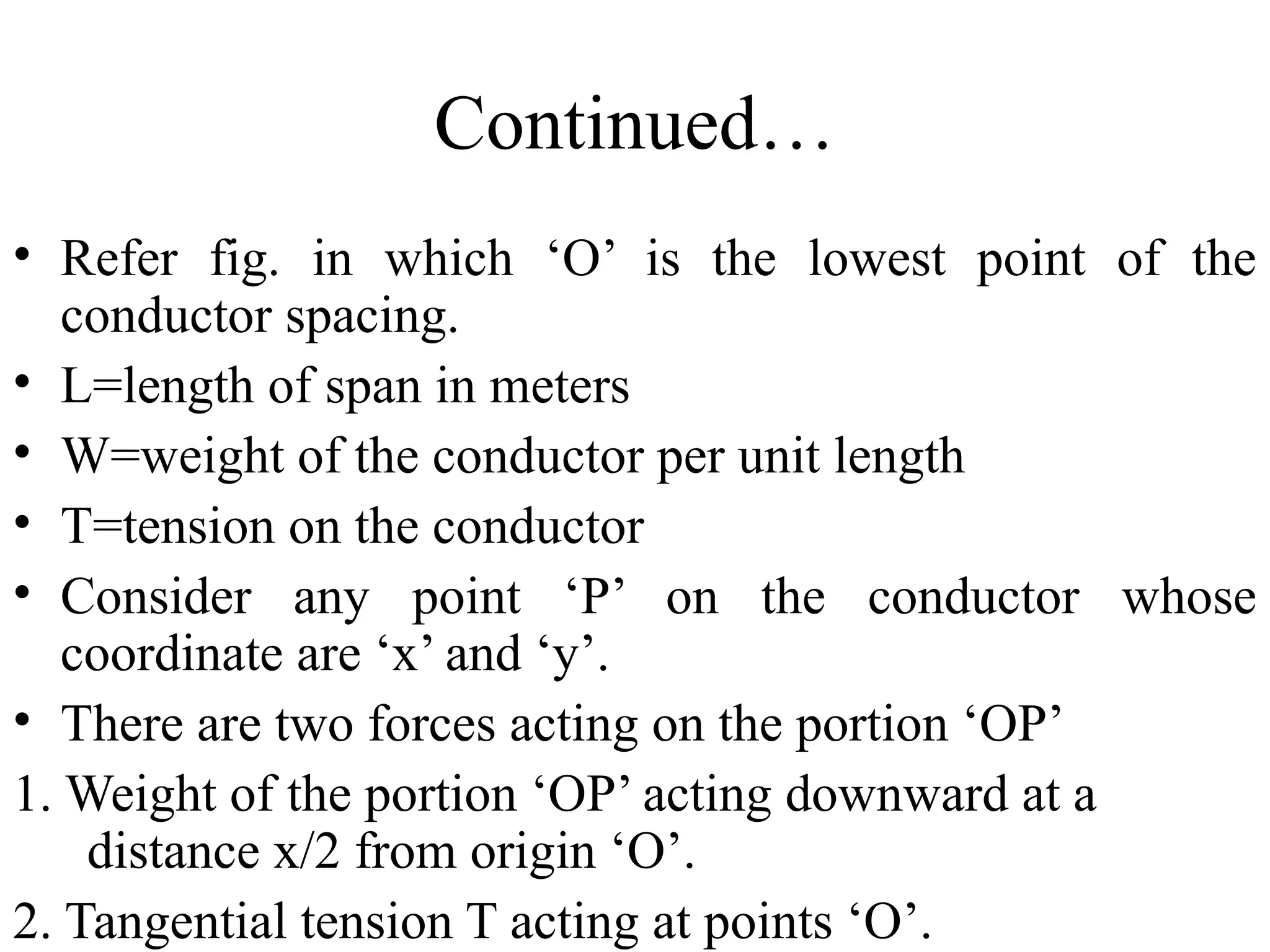Sag in overhead transmission line, sag calculation & string chart PPT