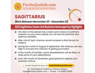 2022 Sagittarius Career Horoscope