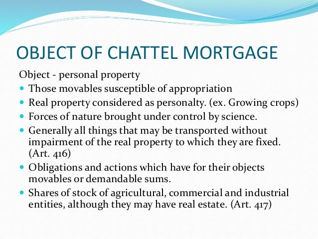 pledge and chattel mortgage chattel mortgage form