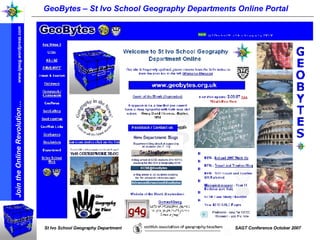 GeoBytes – St Ivo School Geography Departments Online Portal 