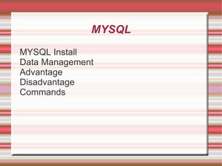 MYSQL ,[object Object]