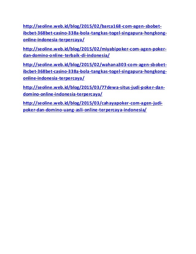 SAHABATQQ.COM AGEN DOMINO99 DAN POKER ONLINE TERBESAR DI ASIA