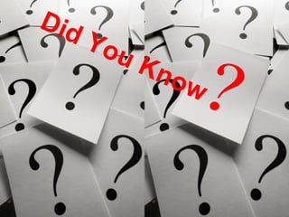 Did You Know 