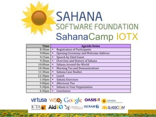 SahanaCamp IOTX
 