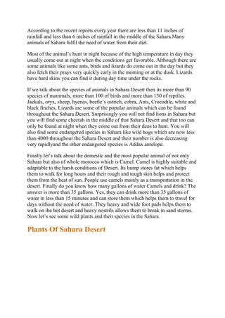 Sahara desert the jewel of morocco | PDF