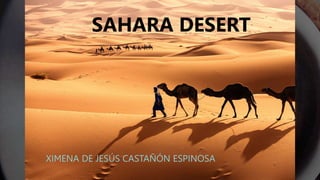 SAHARA DESERT
XIMENA DE JESÚS CASTAÑÓN ESPINOSA
SAHARA DESERT
 