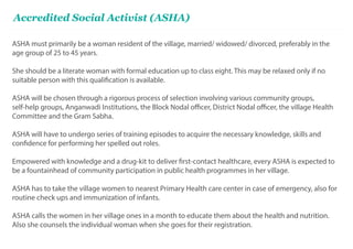 Sahara for asha worker | PDF