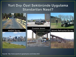 2 BOYUTLU SİSMİK VERİ TOPLAMA YÖNTEMİ2 BOYUTLU SİSMİK VERİ TOPLAMA YÖNTEMİ
TPAO ARAMA – JEOFİZİK OPERASYONLAR MÜDÜRLÜĞÜ 2013
•Sismik araştırmalarda kullanılan etkin bir enerji kaynağıdır.
•Minimum fazlı sismik sinyal oluşturur.
•Frekans içeriği kontrol edilemeyen, kontrolsüz bir enerji kaynağıdır.
•Enerjisi ısı ile değişmediğinden çölden kutuplara kadar her yerde kullanılabilir.
•Yüksek bir patlama hızına sahiptir ( 5800-6300 m/s ).
•Enerjiyi mümkün olduğunca yer içine gönderebilmek için kuyu derinliklerinin
düşük hız tabakasının altında olması gerekir.
DİNAMİ
T
 