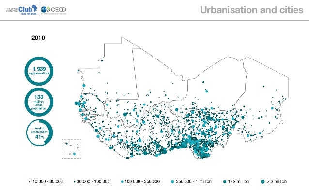ClubSAHEL AND
WEST AFRICA
Secretariat
Urbanisation and cities
 