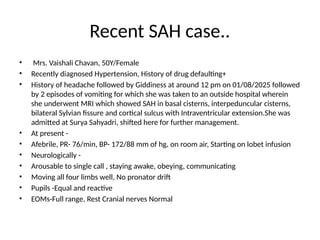 Sah Program Fact Sheets SAH Grading CAUSES OF SAH AND ITS DIFFERENT CAUSES.pptx